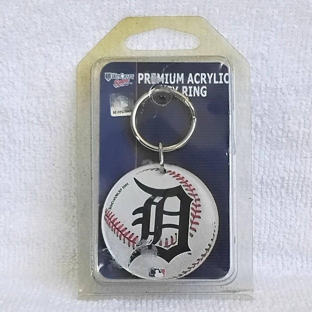 Sealed 2004 Detroit Tigers MLB Premium Acrylic Key Ring BNIP!!